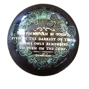 Harry Potter Dumbledore Dome Paperweight Quote Loot Crate New In Box